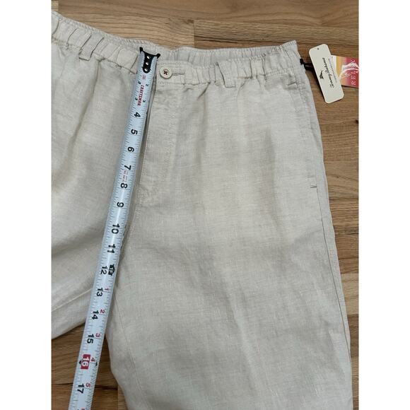 NWT Tommy Bahama Relax Natural Linen On The Beach Wide-Leg Pant Size Large $98 - Picture 8 of 11